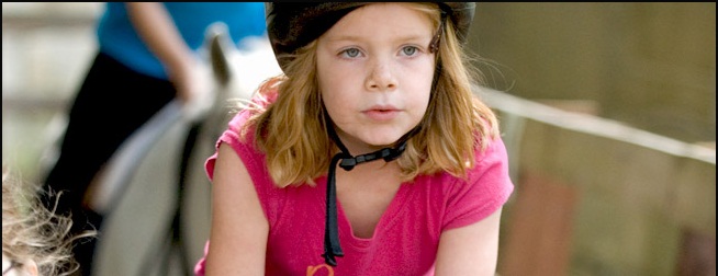 A young rider at Phoenix Farm